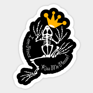 Kiss a Frog 3 Sticker